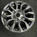 17" RANGER 19-22 17x8, , dark gray, , V spoke Original OEM Wheel Rim - Side Profile