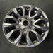 17" RANGER 19-22 17x8, , dark gray, , V spoke Original OEM Wheel Rim - Close-Up Detail