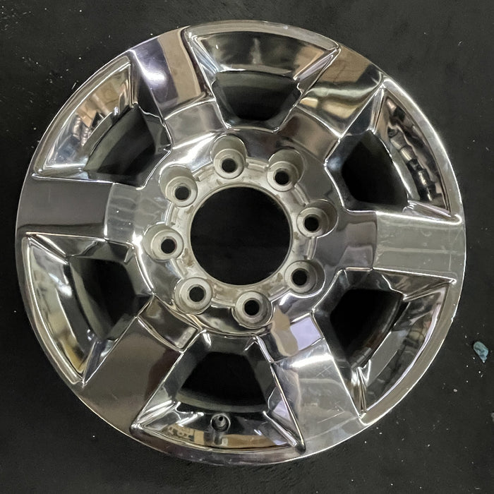 18" SIERRA 2500 PICKUP 15-18 18x8, aluminum, 6 spoke, flat spoke Original OEM - Angle View