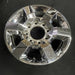 18" SIERRA 2500 PICKUP 15-18 18x8, aluminum, 6 spoke, flat spoke Original OEM - Side Profile