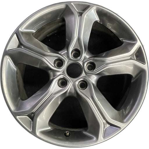 19" JOURNEY 18 19x7, 5 spoke, , , satin carbon Original OEM Wheel Rim - Front View