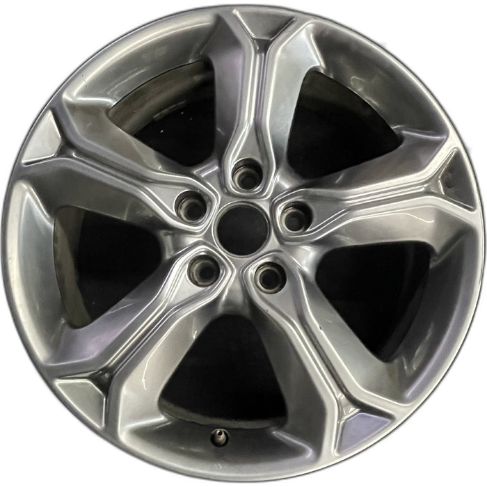 19" JOURNEY 18 19x7, 5 spoke, , , satin carbon Original OEM Wheel Rim - Front View