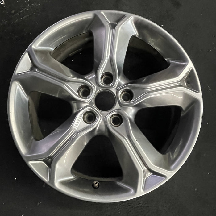 19" JOURNEY 18 19x7, 5 spoke, , , satin carbon Original OEM Wheel Rim - Angle View