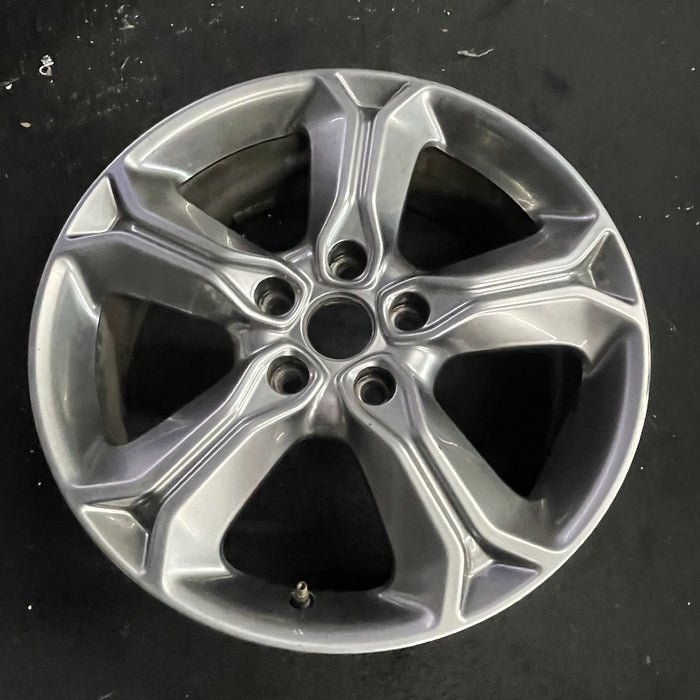 19" JOURNEY 18 19x7, 5 spoke, , , satin carbon Original OEM Wheel Rim - Side Profile