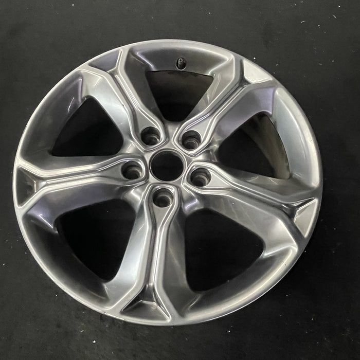 19" JOURNEY 18 19x7, 5 spoke, , , satin carbon Original OEM Wheel Rim - Close-Up Detail