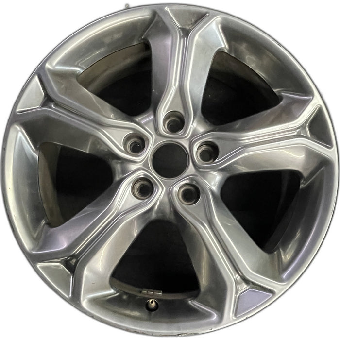19" JOURNEY 18 19x7, 5 spoke, , , satin carbon Original OEM Wheel Rim - Front View