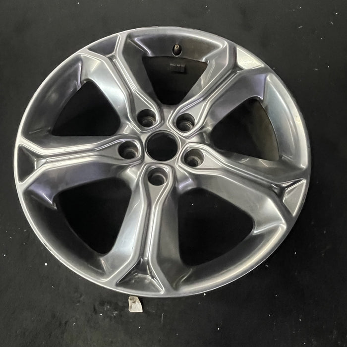 19" JOURNEY 18 19x7, 5 spoke, , , satin carbon Original OEM Wheel Rim - Close-Up Detail