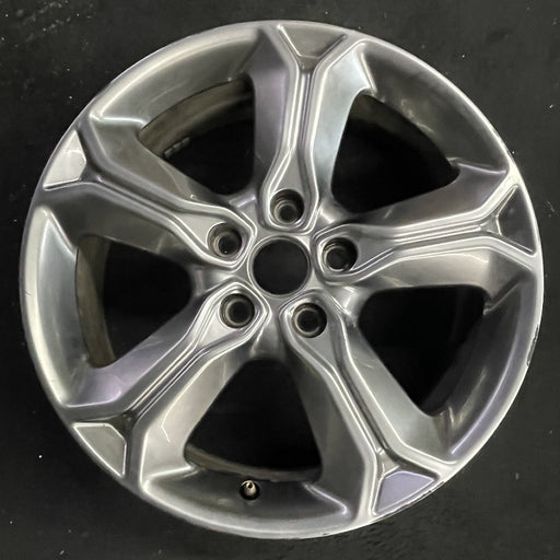 19" JOURNEY 18 19x7, 5 spoke, , , satin carbon Original OEM Wheel Rim - Angle View