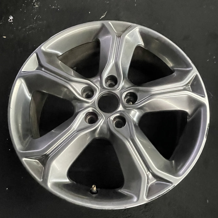19" JOURNEY 18 19x7, 5 spoke, , , satin carbon Original OEM Wheel Rim - Side Profile