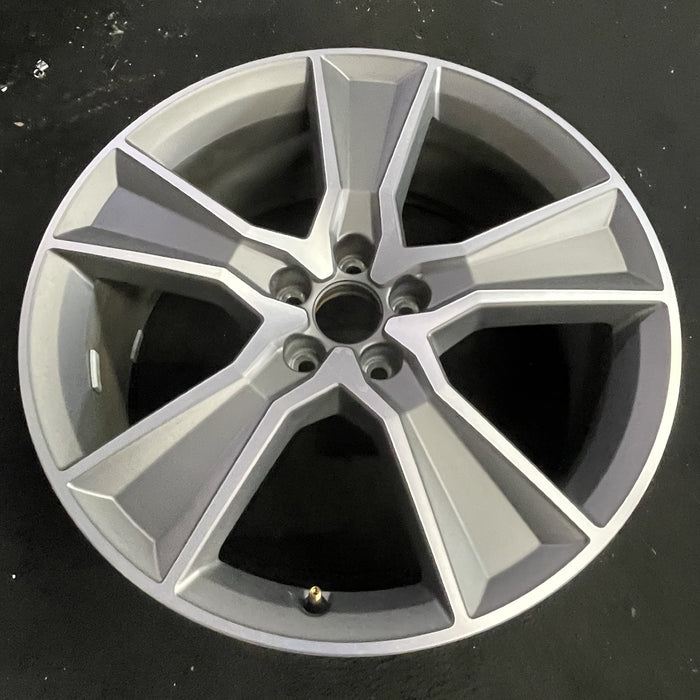 20" AUDI Q5 19-20 20x8 , , straight spoke Original OEM Wheel Rim - Side Profile