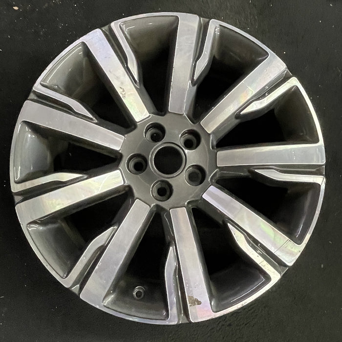 19" DISCOVERY SPORT 15-19 19x8.5 , 9 spoke, machined face Original OEM Wheel Rim - Angle View