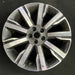 19" DISCOVERY SPORT 15-19 19x8.5 , 9 spoke, machined face Original OEM Wheel Rim - Angle View