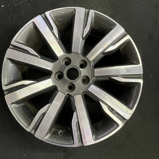 19" DISCOVERY SPORT 15-19 19x8.5 , 9 spoke, machined face Original OEM Wheel Rim - Angle View