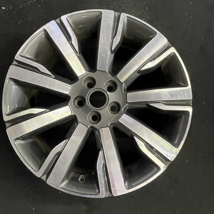 19" DISCOVERY SPORT 15-19 19x8.5 , 9 spoke, machined face Original OEM Wheel Rim - Angle View