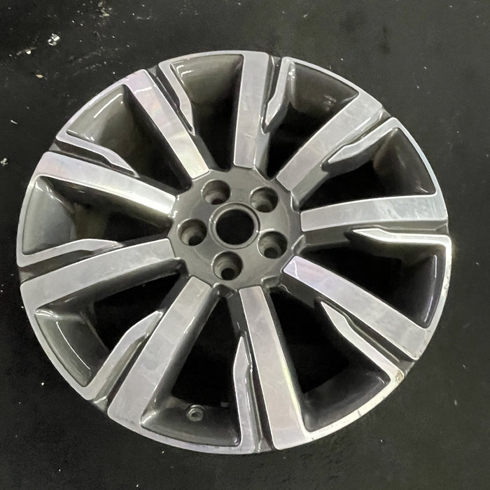 19" DISCOVERY SPORT 15-19 19x8.5 , 9 spoke, machined face Original OEM Wheel Rim - Side Profile