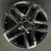 18" SIERRA 1500 PICKUP 19 , 18x8.5, 10 spoke, black Original OEM Wheel Rim - Angle View