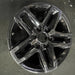 18" SIERRA 1500 PICKUP 19 , 18x8.5, 10 spoke, black Original OEM Wheel Rim - Side Profile