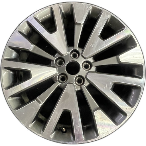 19" ESCAPE 20-22 19x7 , , machined face with gray pockets Original OEM Wheel Rim - Front View