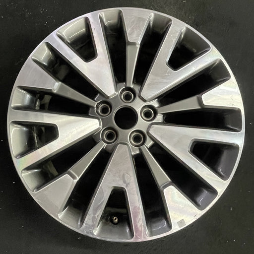 19" ESCAPE 20-22 19x7 , , machined face with gray pockets Original OEM Wheel Rim - Angle View