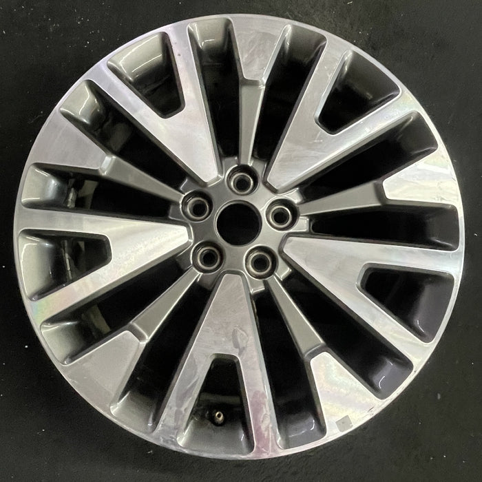 19" ESCAPE 20-22 19x7 , , machined face with gray pockets Original OEM Wheel Rim - Angle View