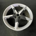 19" CORVETTE 11-12 19x10, rear, 5 spoke, sparkle silver Original OEM Wheel Rim - Close-Up Detail