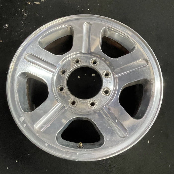 18" FORD F250SD PICKUP 05 18x8 , 5 spoke , aluminum Original OEM Wheel Rim - Side Profile
