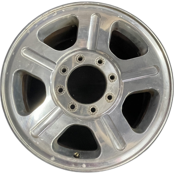 18" FORD F250SD PICKUP 05 18x8 , 5 spoke , aluminum Original OEM Wheel Rim - Front View