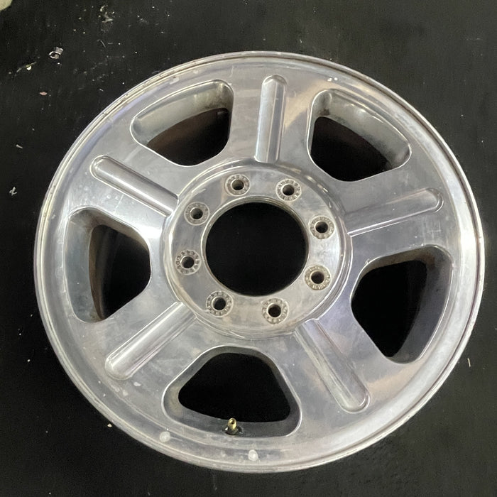 18" FORD F250SD PICKUP 05 18x8 , 5 spoke , aluminum Original OEM Wheel Rim - Side Profile