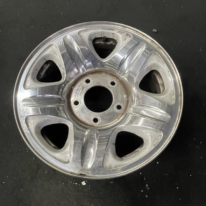 16" EXPEDITION 97 16x7 aluminum 5 spoke polished Original OEM Wheel Rim - View 8