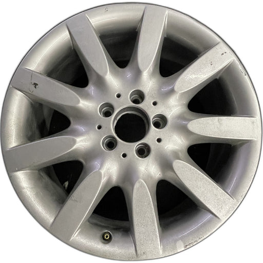 18" MERCEDES S-CLASS 07 221 Type; S600, 18x8.5, 9 spoke Original OEM Wheel Rim - Front View