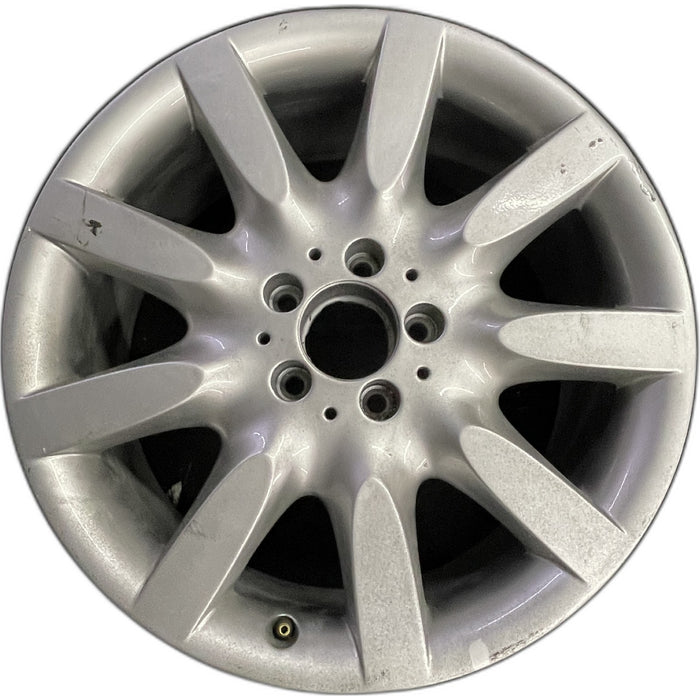 18" MERCEDES S-CLASS 07 221 Type; S600, 18x8.5, 9 spoke Original OEM Wheel Rim - Front View