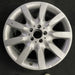 18" MERCEDES S-CLASS 07 221 Type; S600, 18x8.5, 9 spoke Original OEM Wheel Rim - Angle View