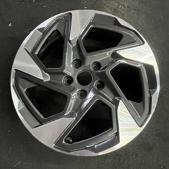 18" XV CROSSTREK 24 18x7 alloy angled spoke machined face with pockets Original - Front View
