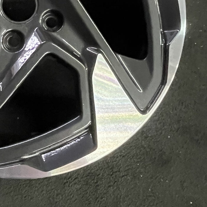 18" XV CROSSTREK 24 18x7 alloy angled spoke machined face with pockets Original - Back View