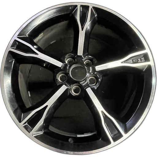 19" MUSTANG 16 19x8.5 , 5 spoke, Original OEM Wheel Rim - Front View