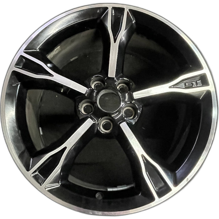 19" MUSTANG 16 19x8.5 , 5 spoke, Original OEM Wheel Rim - Front View