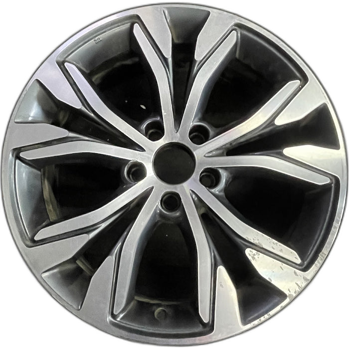 18" INFINITI QX30 17-19 18x7 , , grooved spoke Original OEM Wheel Rim - Front View