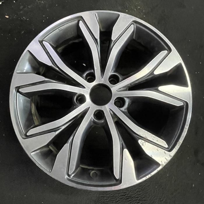 18" INFINITI QX30 17-19 18x7 , , grooved spoke Original OEM Wheel Rim - Angle View