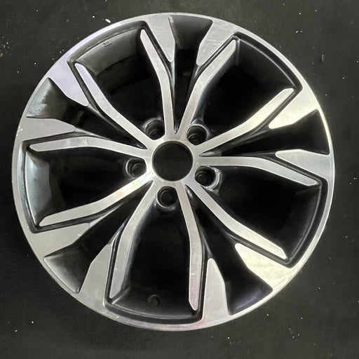18" INFINITI QX30 17-19 18x7 , , grooved spoke Original OEM Wheel Rim - Angle View