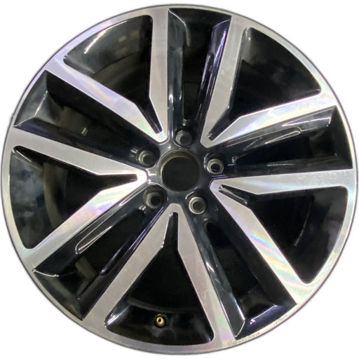 18" JETTA 12-14 , 18x7.5 , 10 spoke, silver Original OEM Wheel Rim - Front View