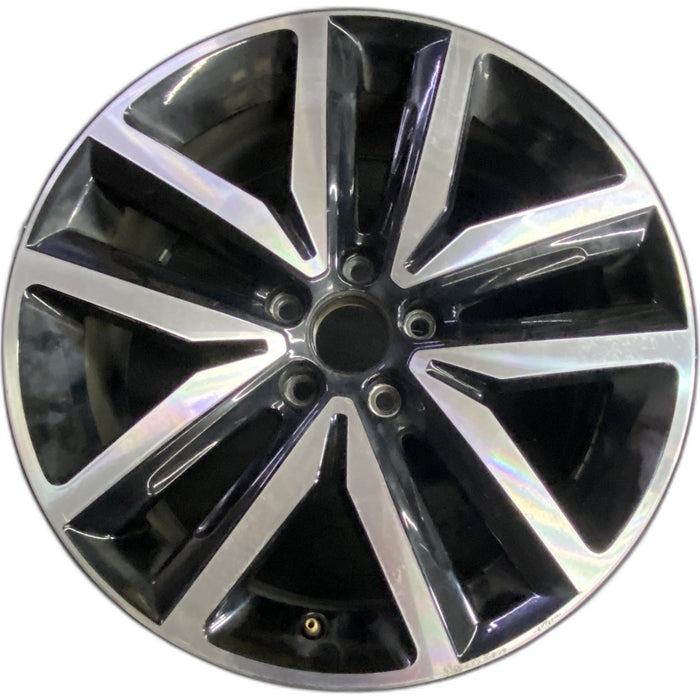 18" JETTA 12-14 , 18x7.5 , 10 spoke, silver Original OEM Wheel Rim - Front View