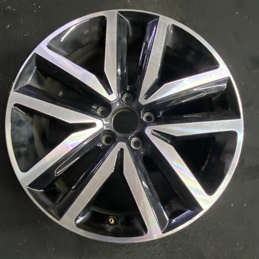 18" JETTA 12-14 , 18x7.5 , 10 spoke, silver Original OEM Wheel Rim - Angle View