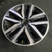 18" JETTA 12-14 , 18x7.5 , 10 spoke, silver Original OEM Wheel Rim - Side Profile