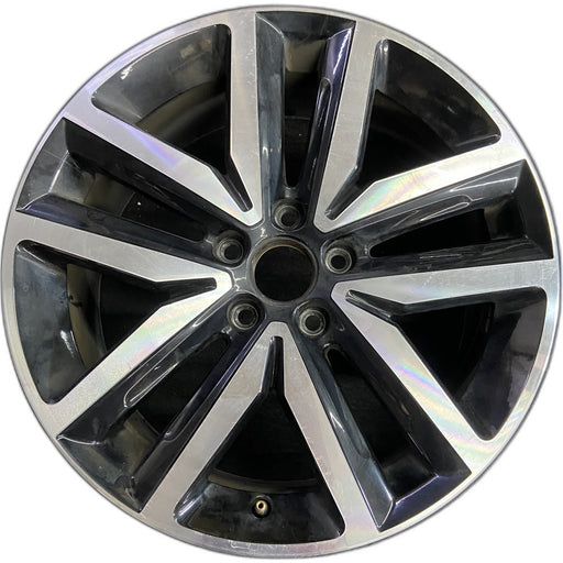 18" JETTA 12-14 , 18x7.5 , 10 spoke, silver Original OEM Wheel Rim - Front View