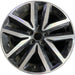 18" JETTA 12-14 , 18x7.5 , 10 spoke, silver Original OEM Wheel Rim - Front View
