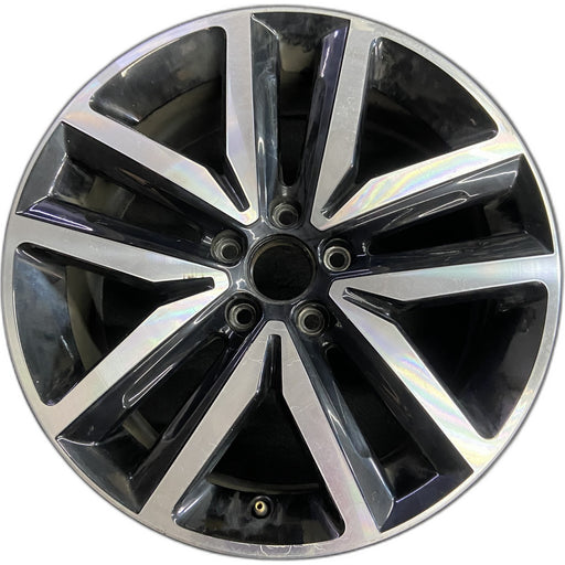 18" JETTA 12-14 , 18x7.5 , 10 spoke, silver Original OEM Wheel Rim - Front View