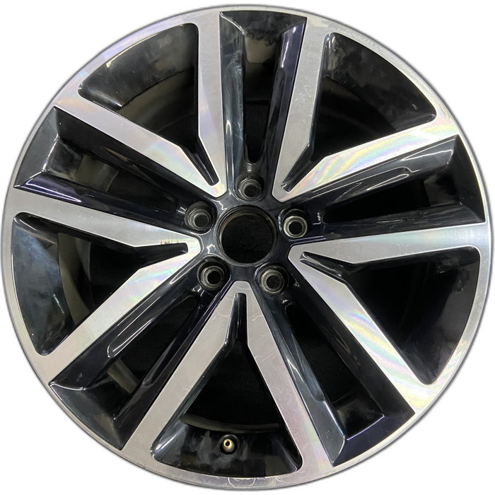 18" JETTA 12-14 , 18x7.5 , 10 spoke, silver Original OEM Wheel Rim - Front View