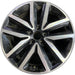 18" JETTA 12-14 , 18x7.5 , 10 spoke, silver Original OEM Wheel Rim - Front View