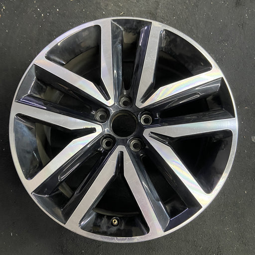 18" JETTA 12-14 , 18x7.5 , 10 spoke, silver Original OEM Wheel Rim - Angle View