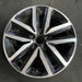 18" JETTA 12-14 , 18x7.5 , 10 spoke, silver Original OEM Wheel Rim - Angle View